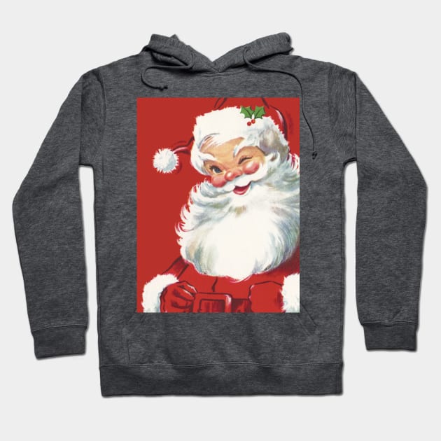 Vintage Santa Claus Hoodie by MasterpieceCafe